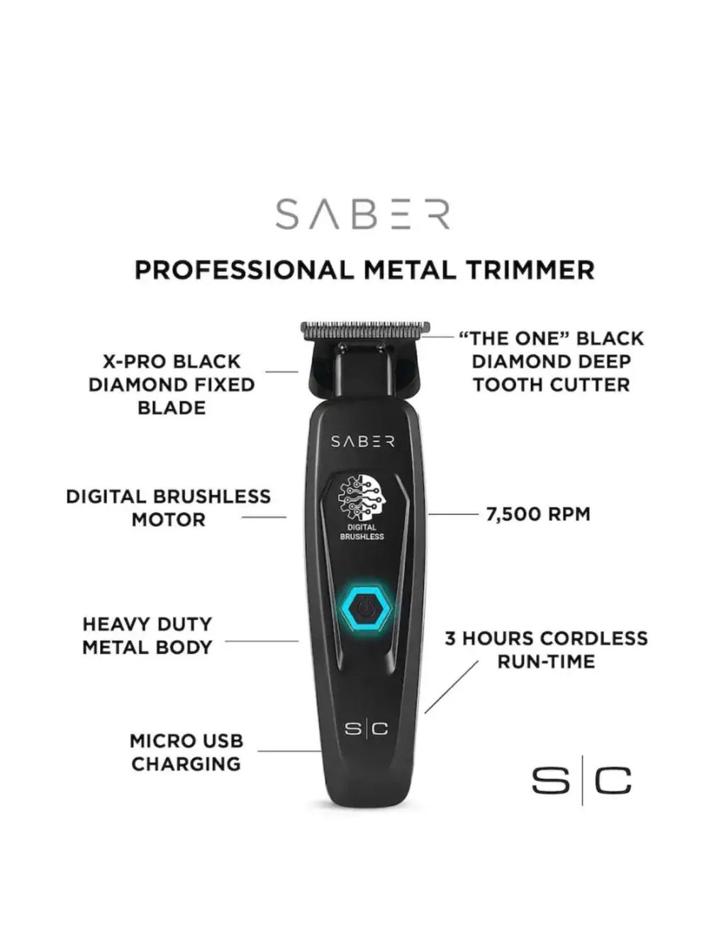 Stylecraft Saber black trimmer