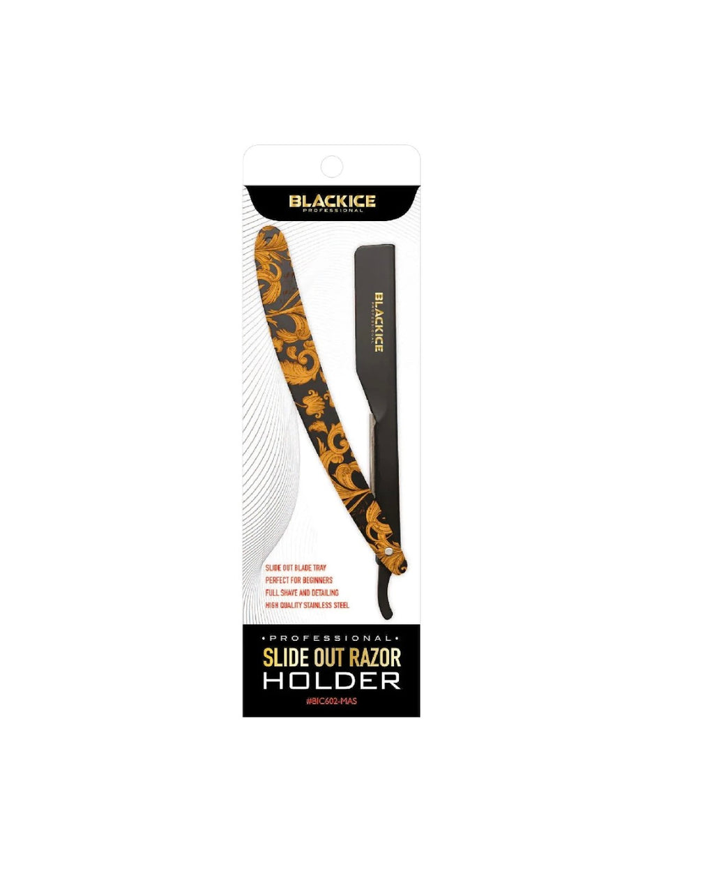 Black ice slide razor holder